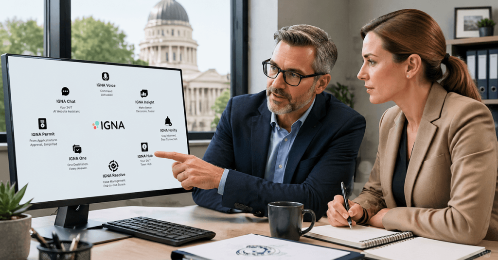IGNA Agents: Practical AI supporting local government teams with service management and efficiency.