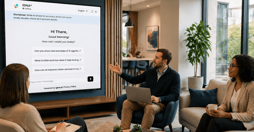 IGNA Chat streamlines resident support by turning website content into guided support.