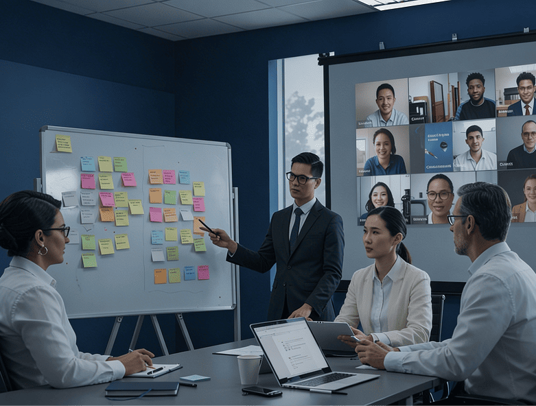 Connect sessions are interactive with shout-outs, idea sharing, and feature showcases to celebrate progress